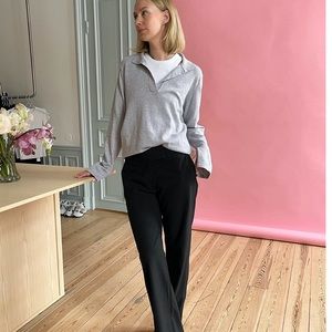 Djerf Avenue Getaway Top Grey